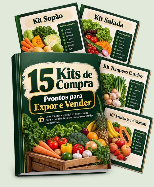 Bônus 1: 15 Kits de Compra Prontos para Expor e Vender